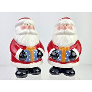 Jolly Red Santa Claus Salt & Pepper Shakers Home Decor & Holiday Kitchen
